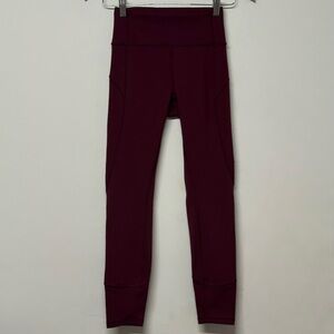 Lululemon Plum Shadow In Movement Tight 4